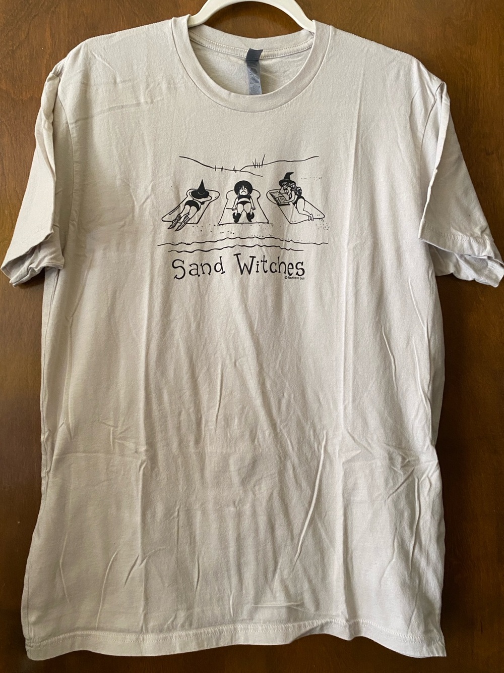 Next Level Apparel Cream 'Sand Witches' Graphic Tee